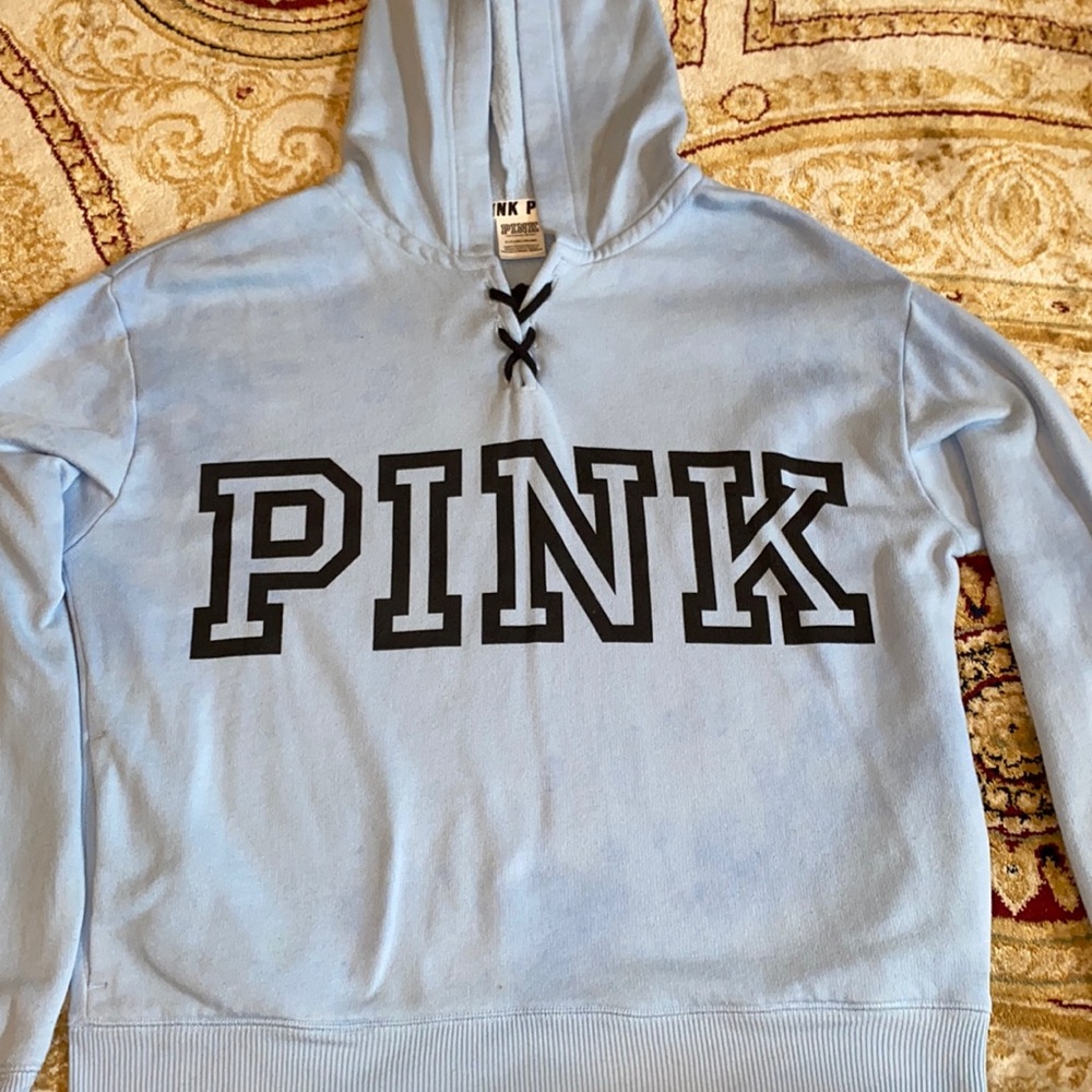~💙 Blue Tie Dye hoodie PINK 💙~